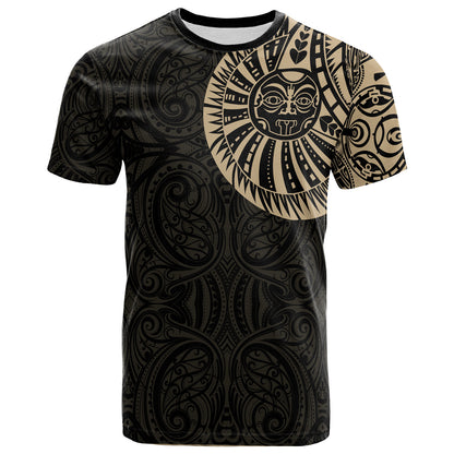 Polynesian Custom Personalised T-Shirt - Maori Warrior Tattoo Full Color