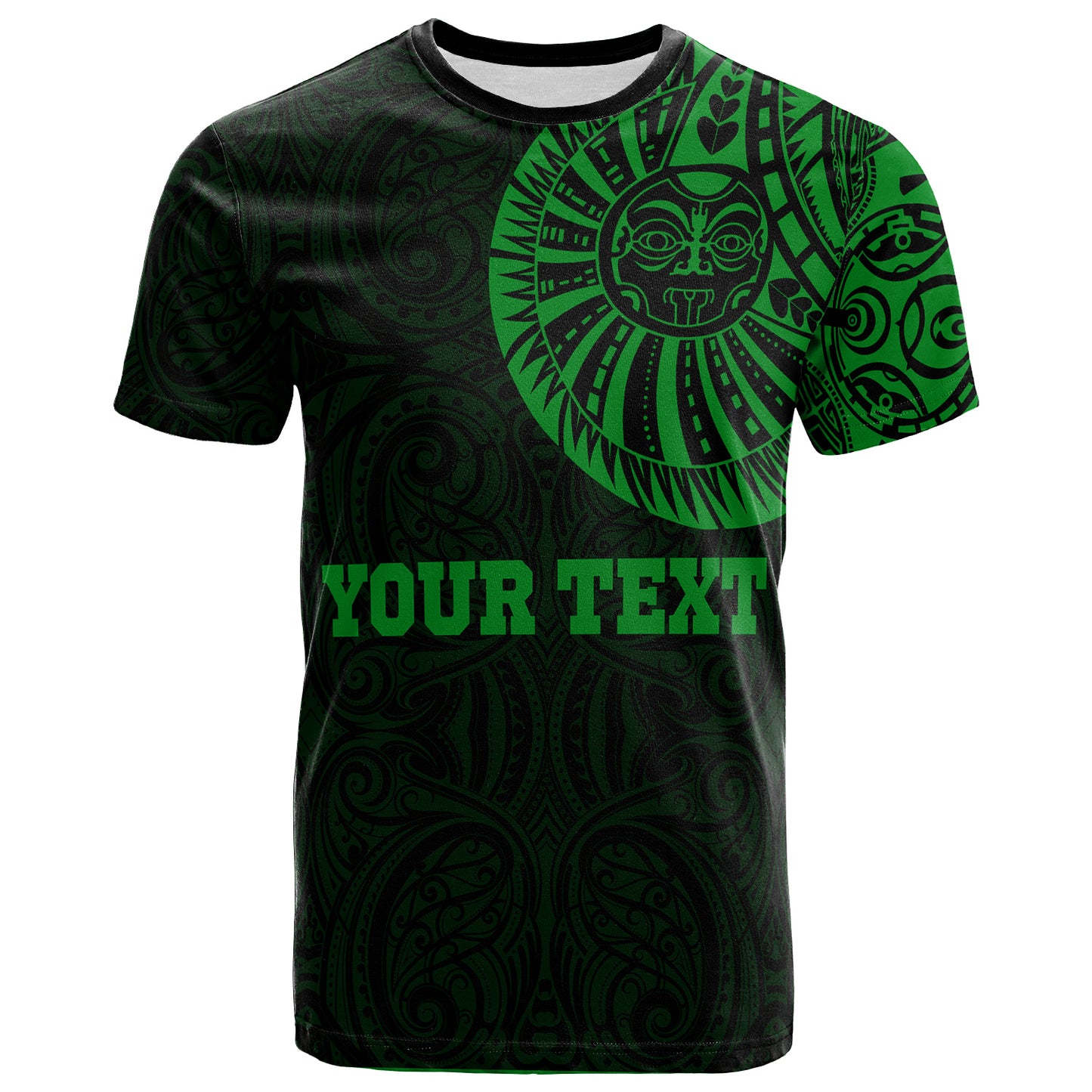 Polynesian Custom Personalised T-Shirt - Maori Warrior Tattoo Full Color