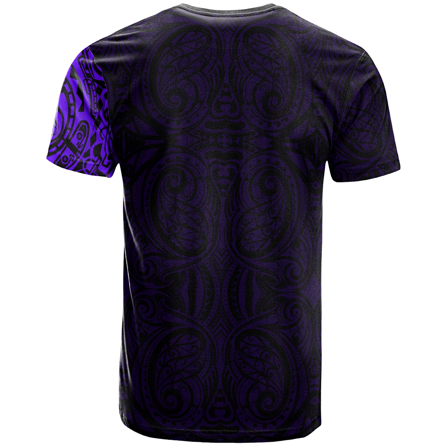 Polynesian Custom Personalised T-Shirt - Maori Warrior Tattoo Full Color