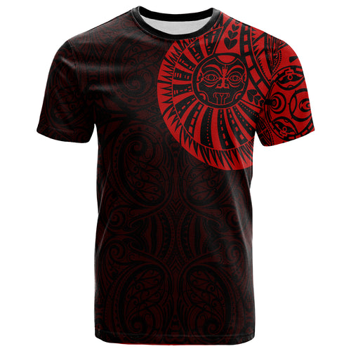 Polynesian Custom Personalised T-Shirt - Maori Warrior Tattoo Full Color