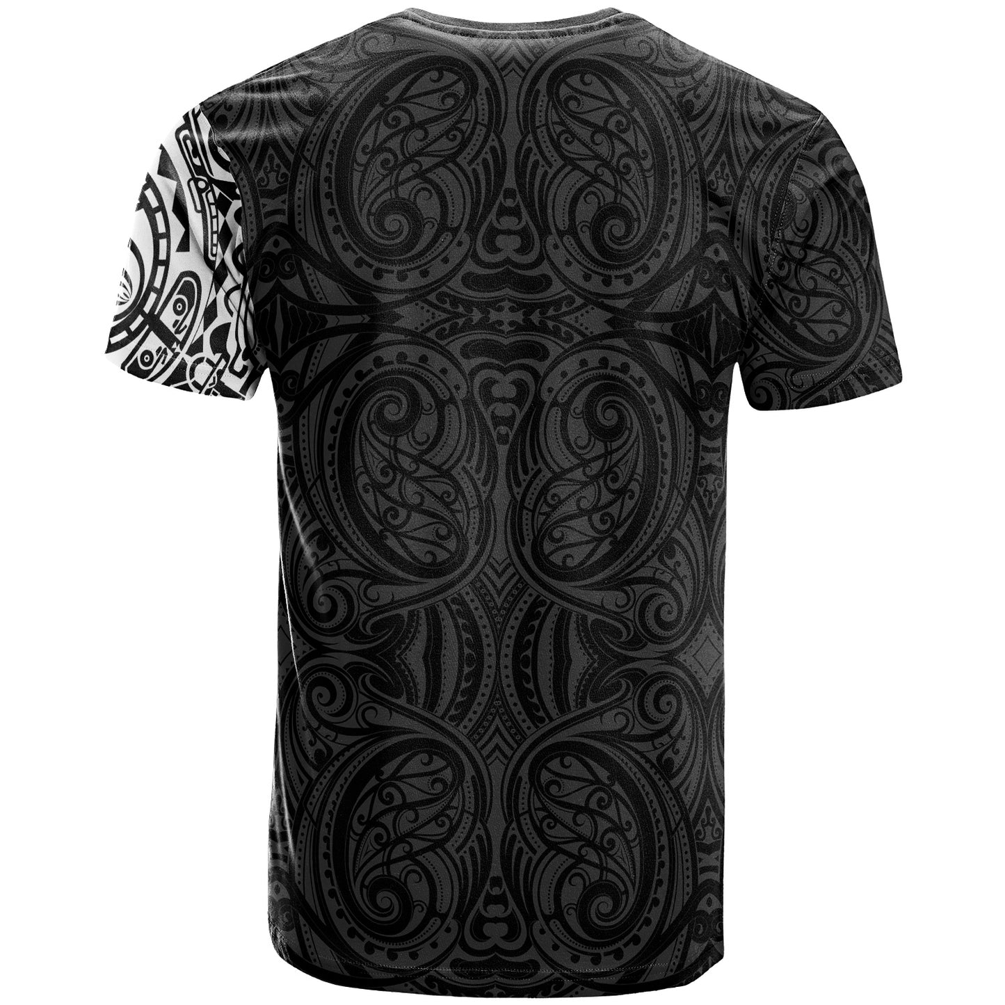 Polynesian Custom Personalised T-Shirt - Maori Warrior Tattoo Full Color