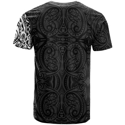 Polynesian Custom Personalised T-Shirt - Maori Warrior Tattoo Full Color