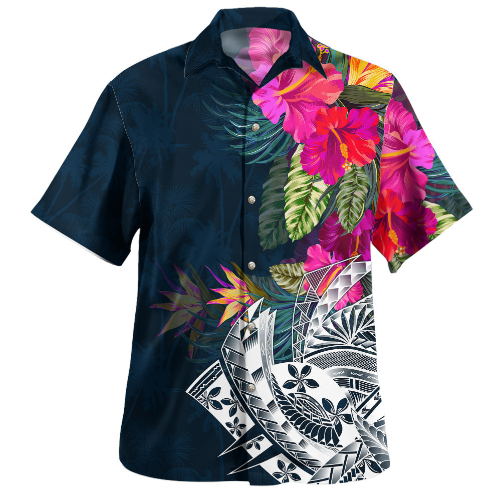 Polynesian Hawaiian Shirt Custom Personalised Polynesian Summer Vibes