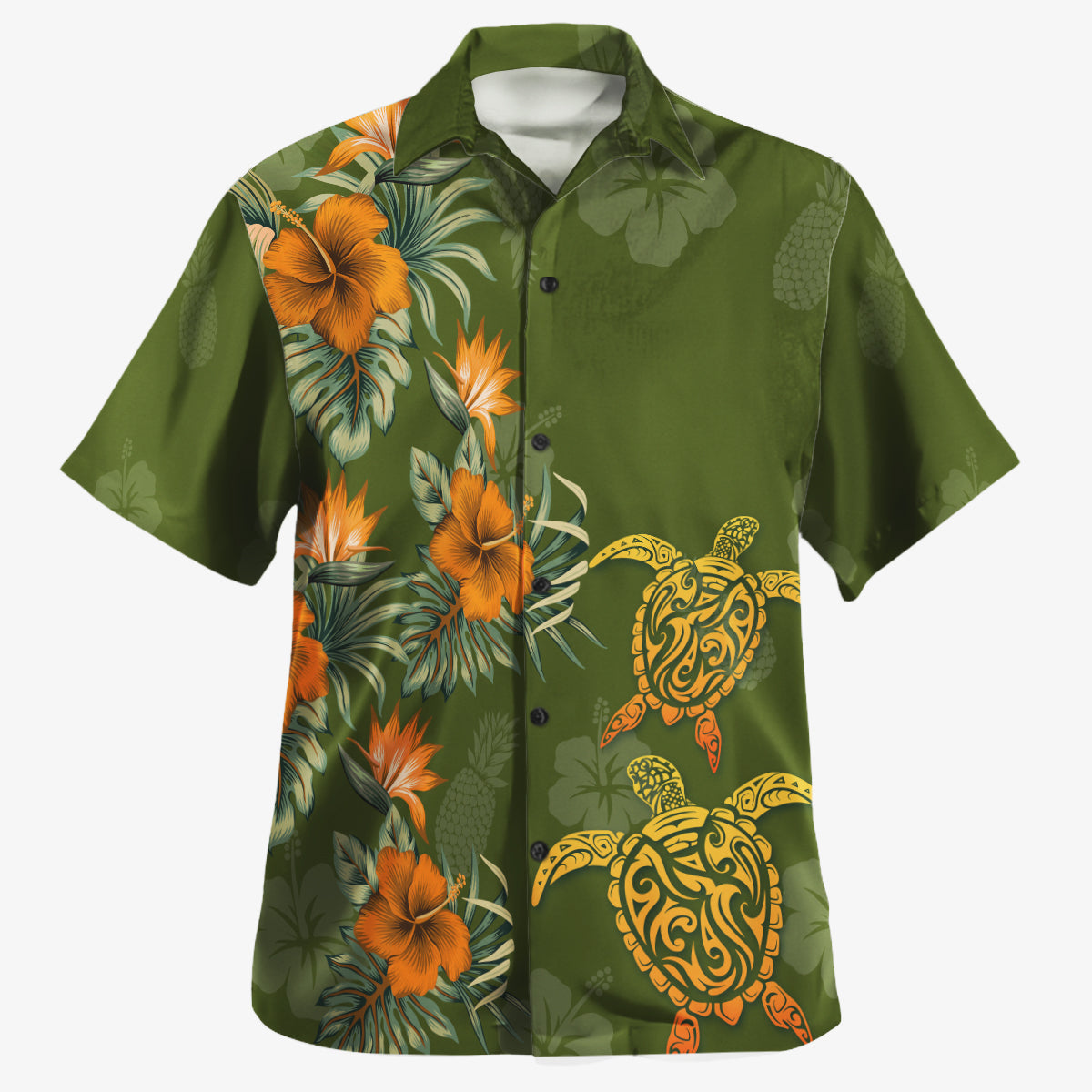Polynesian Custom Personalised Hawaiian Shirt Polynesian Tropical Summer