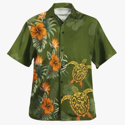 Polynesian Custom Personalised Hawaiian Shirt Polynesian Tropical Summer