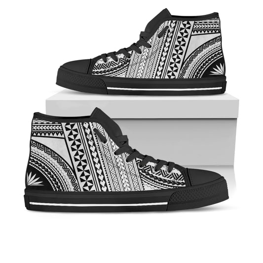 Polynesian High Top Canvas Shoes