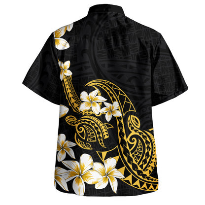 Hawaii Combo Puletasi And Shirt Polynesian Tribal Tattoo Plumeria Flower