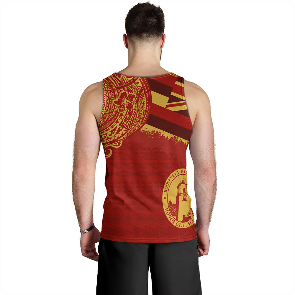 Hawaii Tank Top President Theodore Roosevelt High School With Crest Style