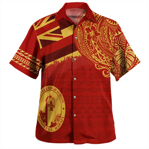 Hawaii Hawaiian Shirt President Theodore Roosevelt High School With Crest Style