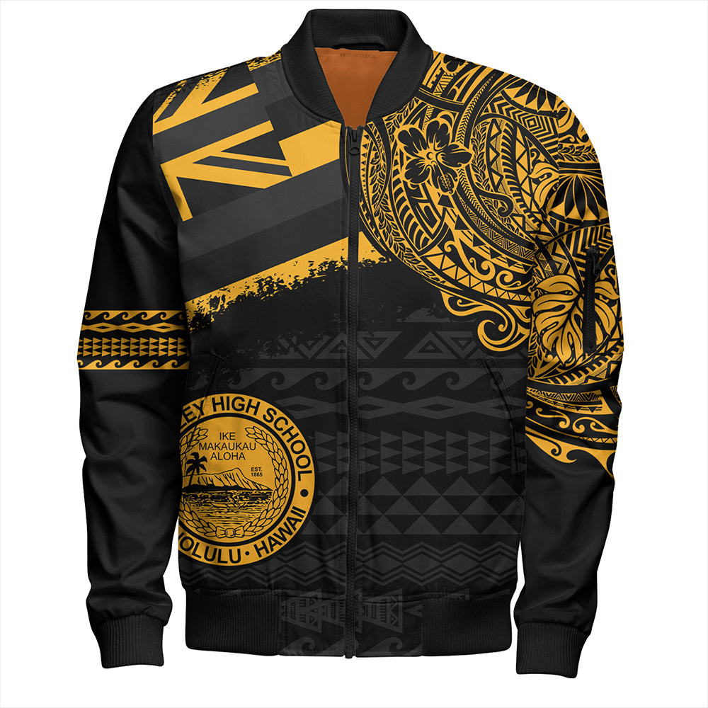 Hawaii Bomber Jacket President William McKinley High School With Crest Style