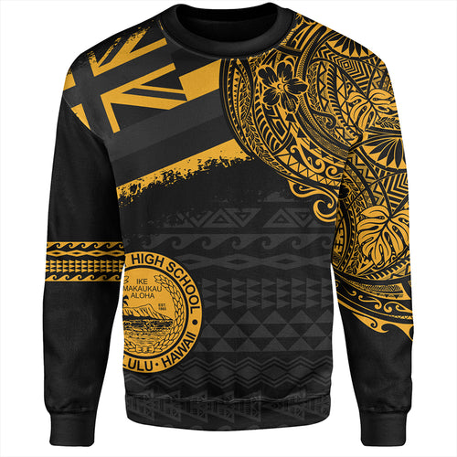 Hawaii Sweatshirt President William McKinley High School With Crest Style
