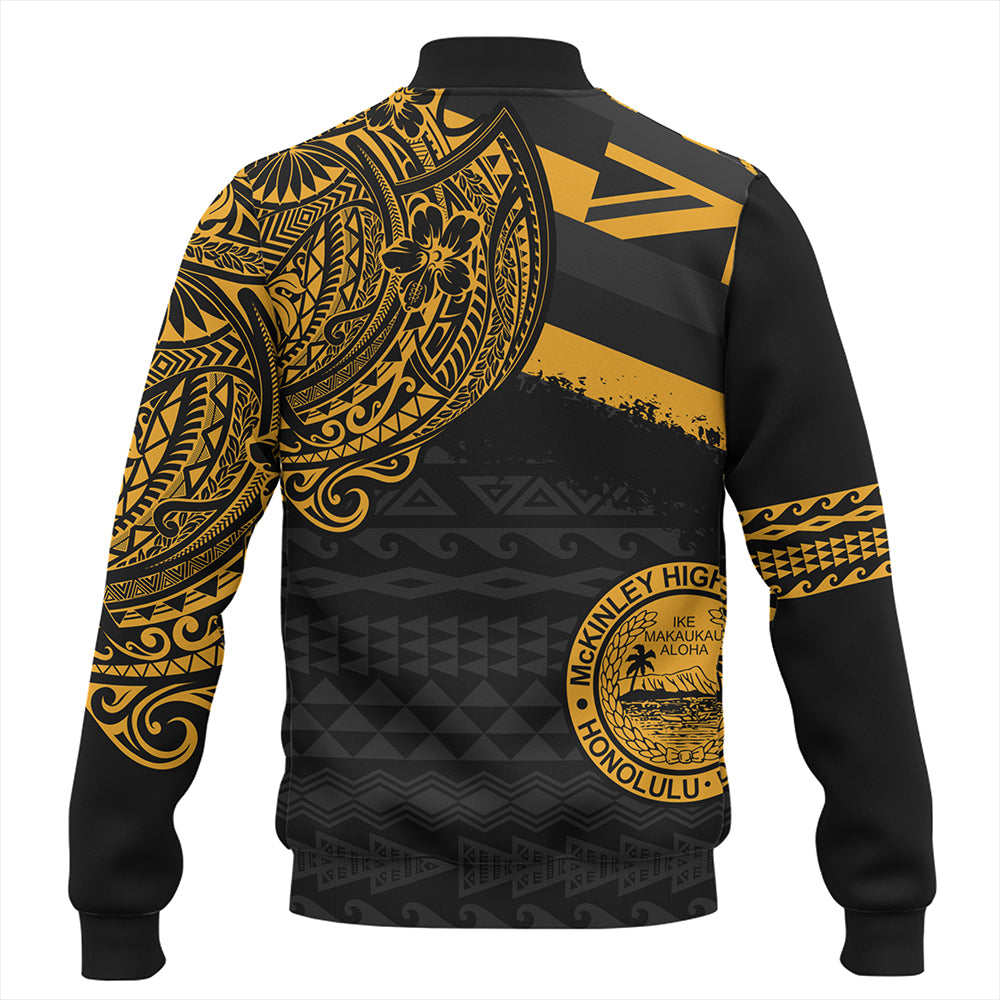 Hawaii Baseball Jacket President William McKinley High School With Crest Style
