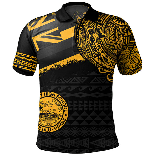Hawaii Polo Shirt President William McKinley High School With Crest Style