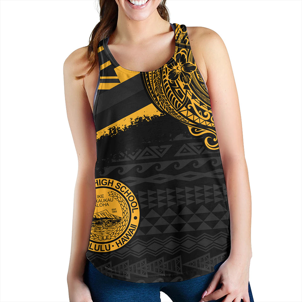Hawaii Women Tank President William McKinley High School With Crest Style