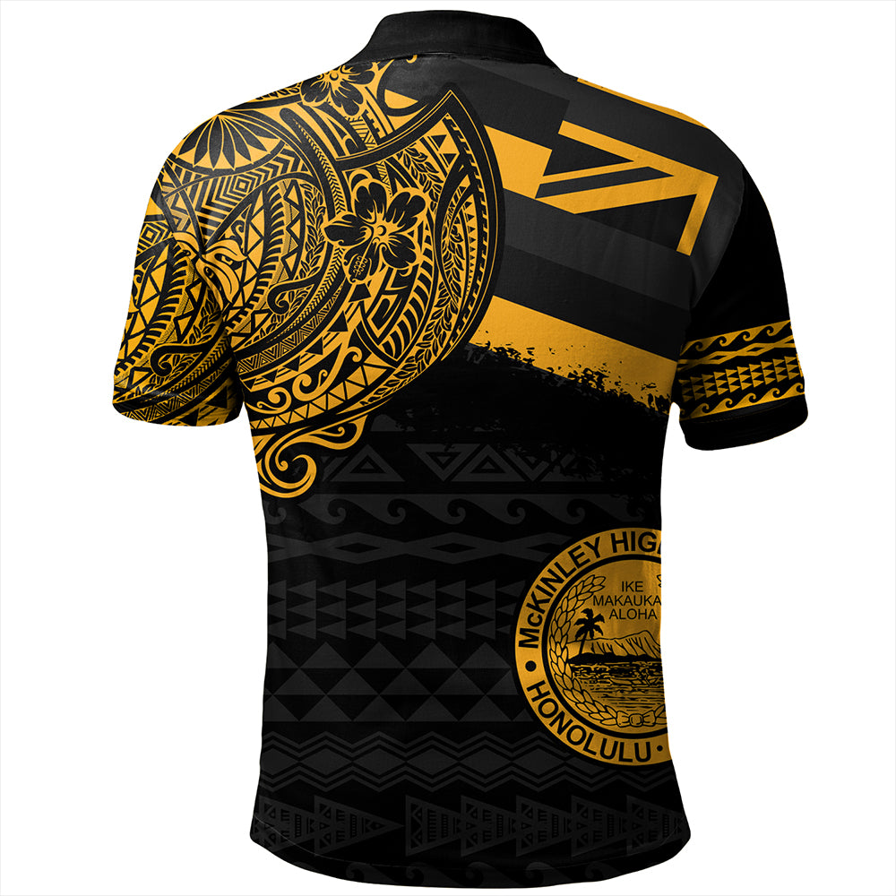 Hawaii Polo Shirt President William McKinley High School With Crest Style