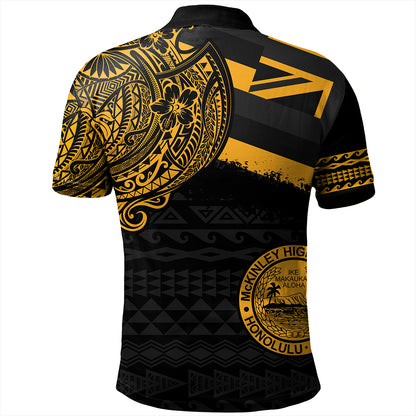 Hawaii Polo Shirt President William McKinley High School With Crest Style