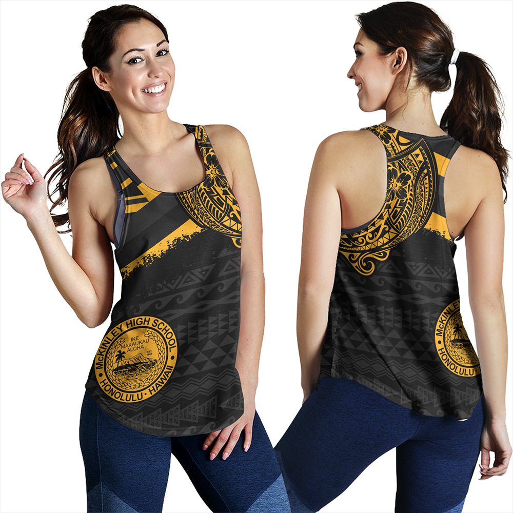 Hawaii Women Tank President William McKinley High School With Crest Style