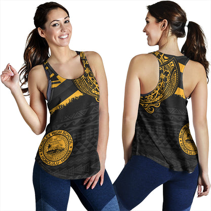 Hawaii Women Tank President William McKinley High School With Crest Style