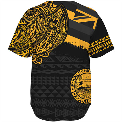 Hawaii Baseball Shirt President William McKinley High School With Crest Style