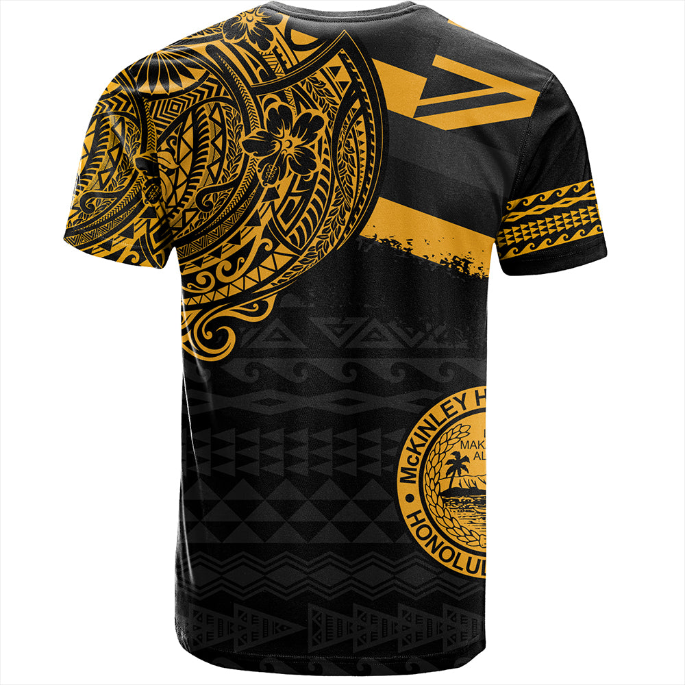 Hawaii T-Shirt President William McKinley High School With Crest Style