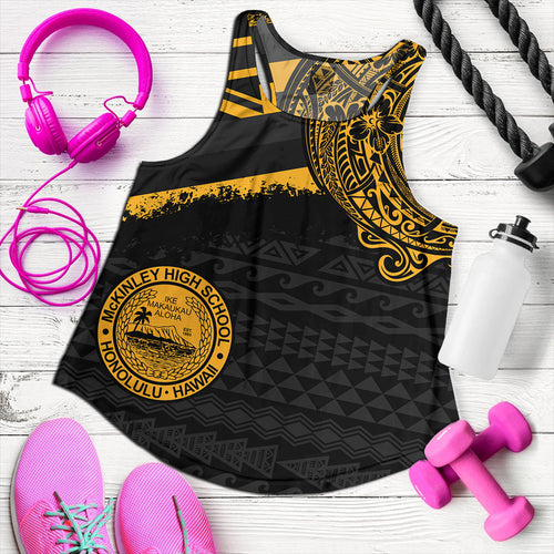 Hawaii Women Tank President William McKinley High School With Crest Style