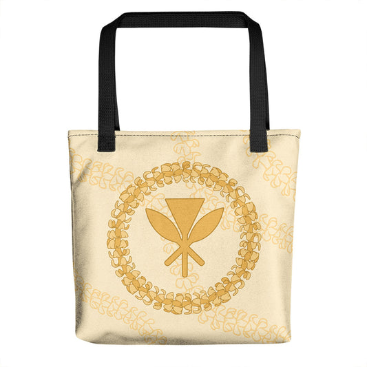 Hawaii Tote Bag Puakenikeni Lei Circle