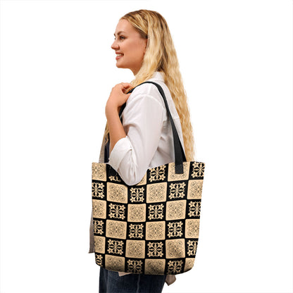 Hawaii Tote Bag Puakenikeni Lei Seamless Pattern