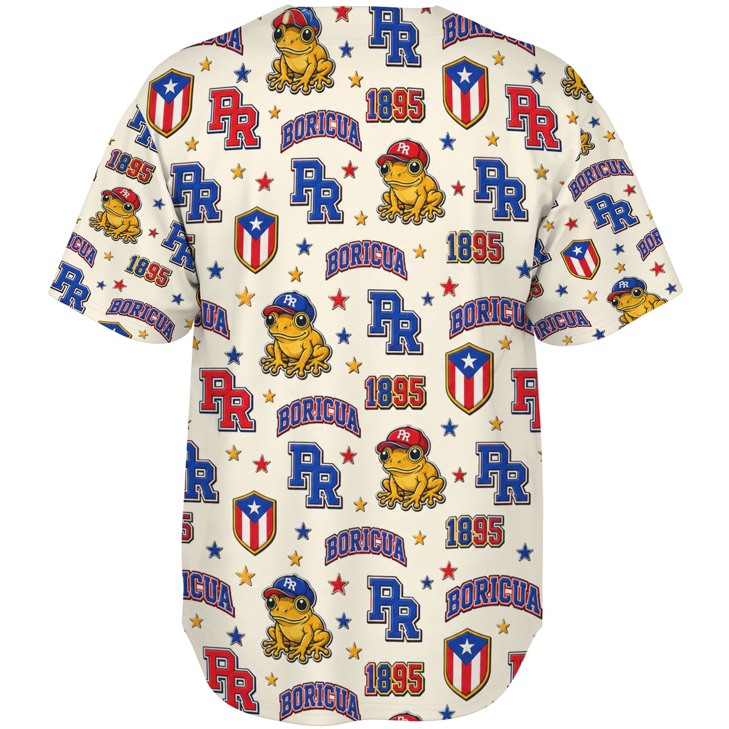 Puerto Rico Baseball Shirt Boricua Coqui Collegiate Pride