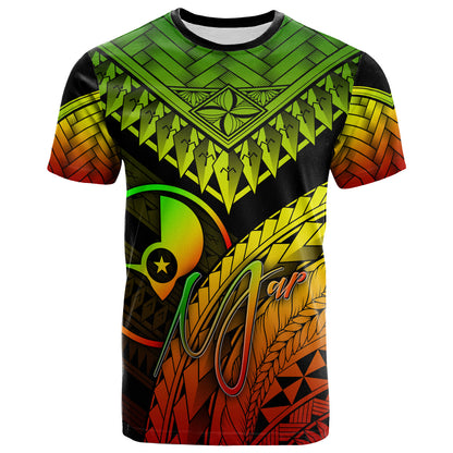 Yap Custom Personalised T-Shirt - Polynesian Necklace and Lauhala