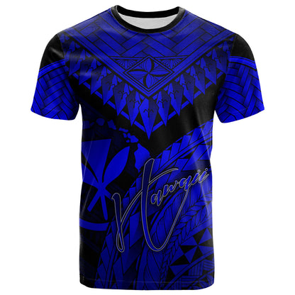 Hawaii Custom Personalised T-Shirt - Polynesian Necklace and Lauhala