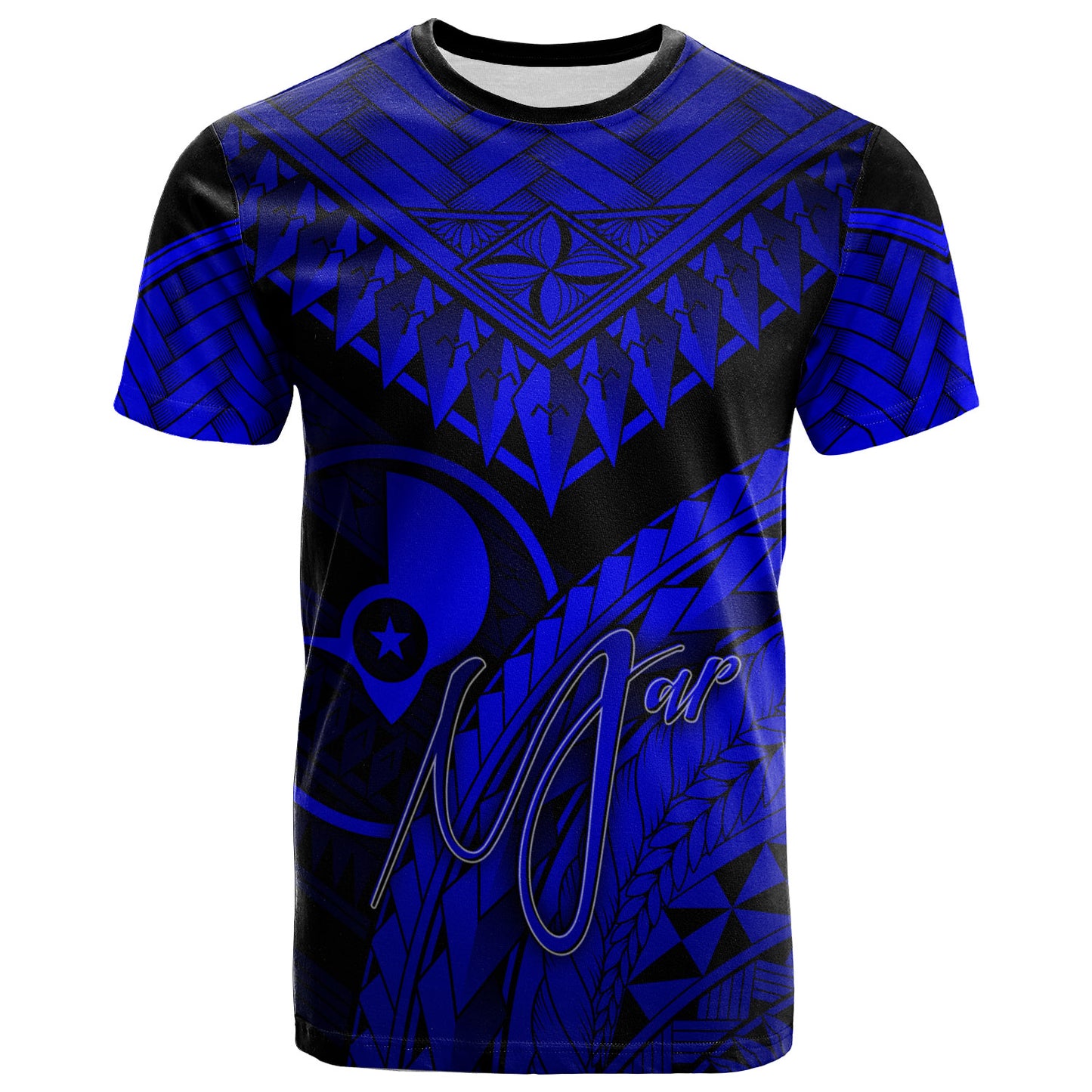 Yap Custom Personalised T-Shirt - Polynesian Necklace and Lauhala