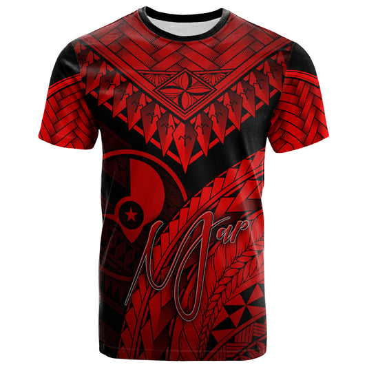 Yap Custom Personalised T-Shirt - Polynesian Necklace and Lauhala