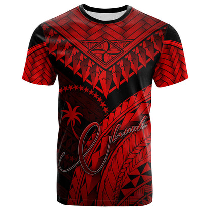 Chuuk Custom Personalised T-Shirt - Polynesian Necklace and Lauhala