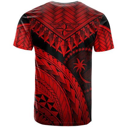 Chuuk Custom Personalised T-Shirt - Polynesian Necklace and Lauhala