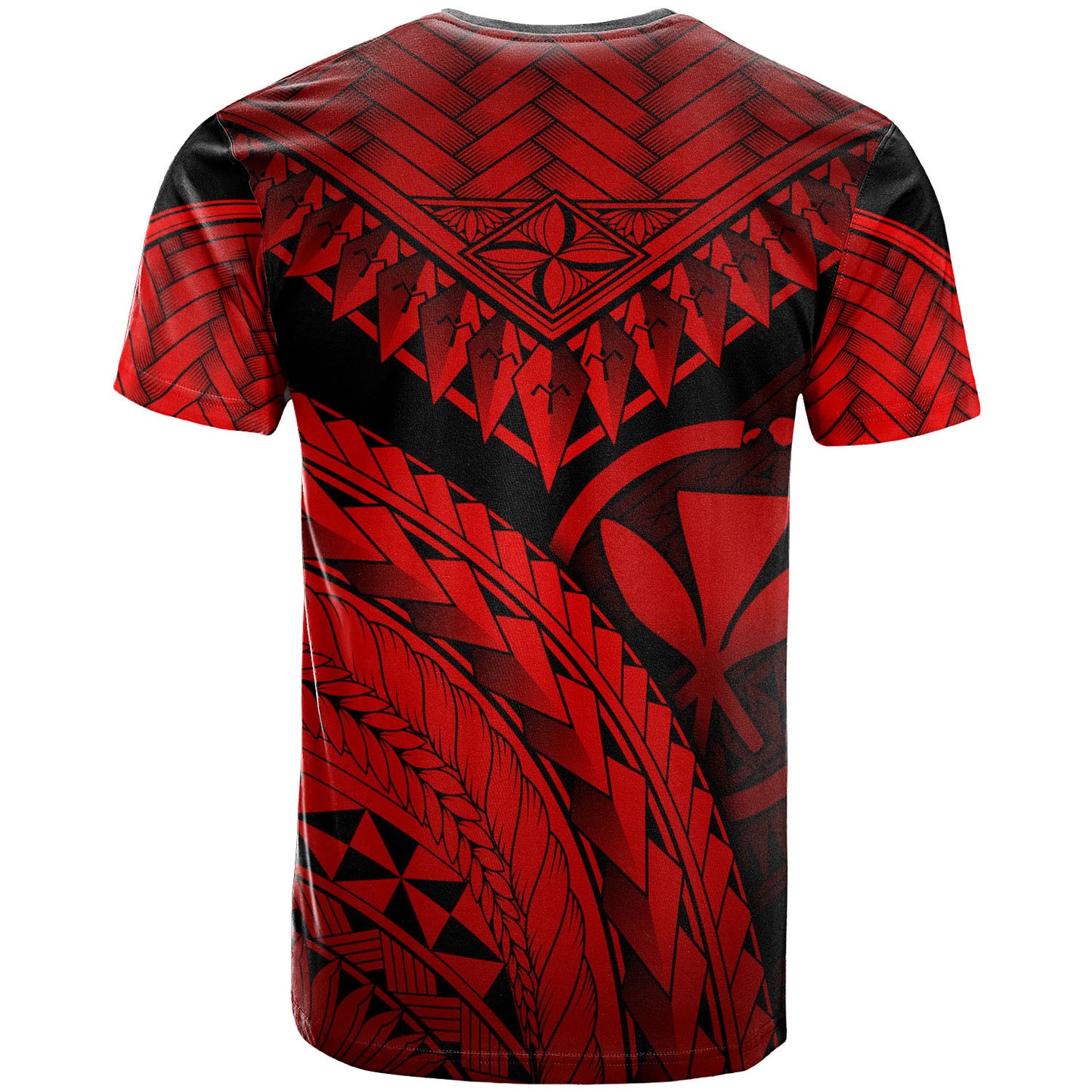 Hawaii Custom Personalised T-Shirt - Polynesian Necklace and Lauhala
