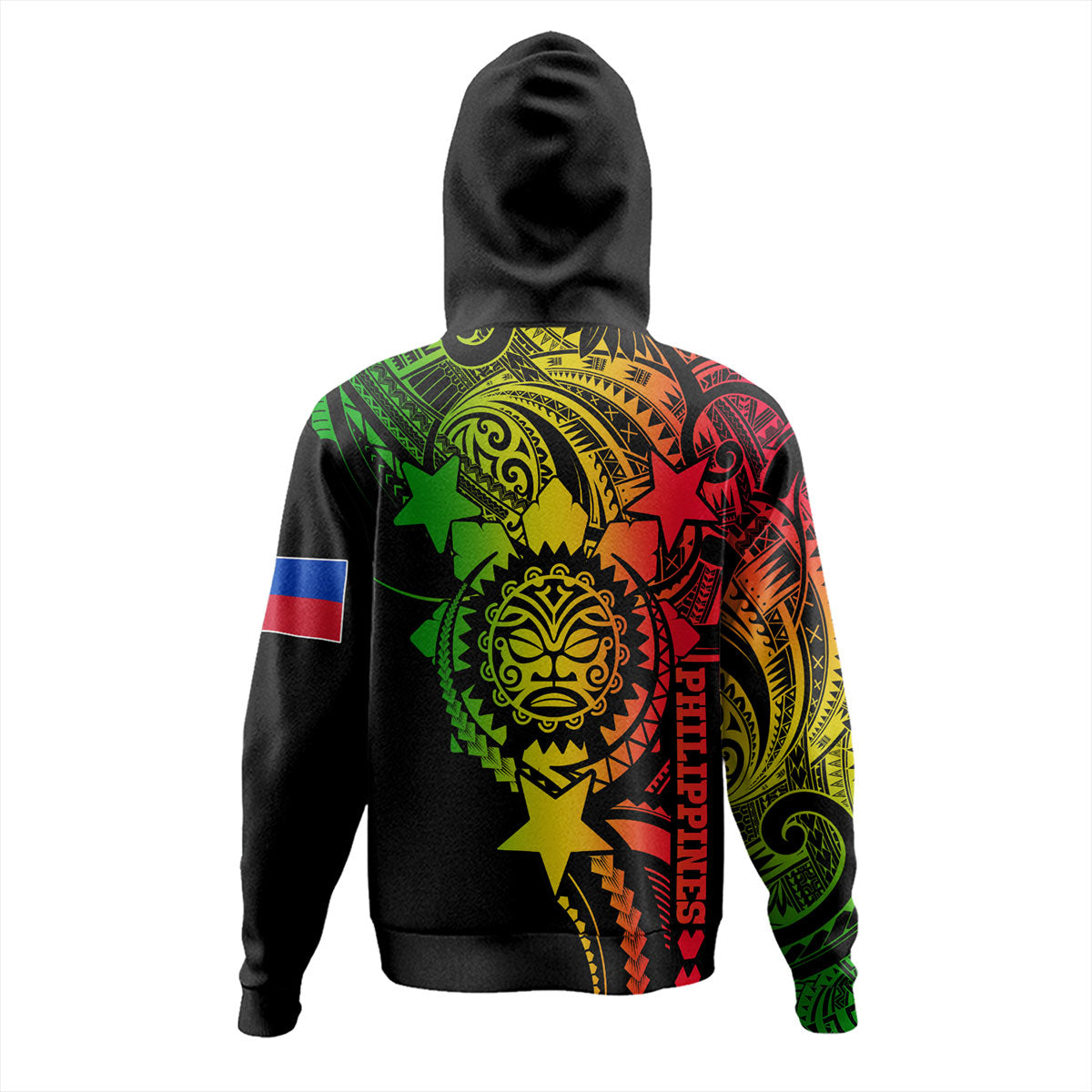 Philippines Filipinos Hoodie - Proud To Be Filipino Tribal Sun Batok Reggae Style