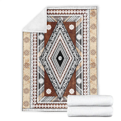 Fiji Premium Blanket Tapa Design
