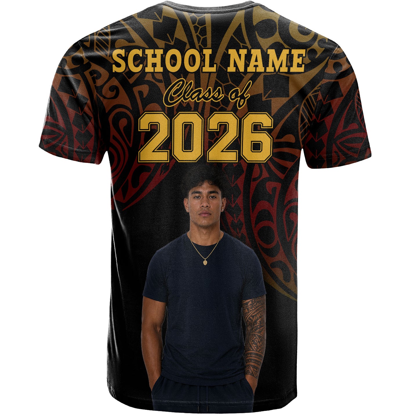 Hawaii T-Shirt Custom Class Of 2026 Kakau Style