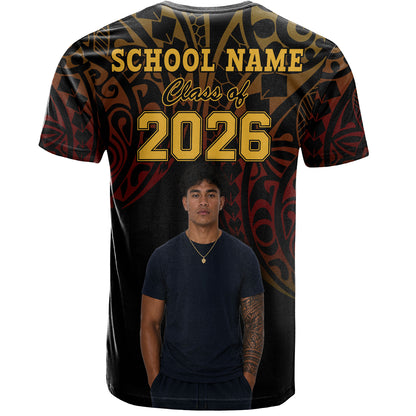 Hawaii T-Shirt Custom Class Of 2026 Kakau Style
