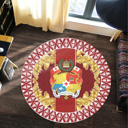 Tonga Round Rug Royal Vintage Style