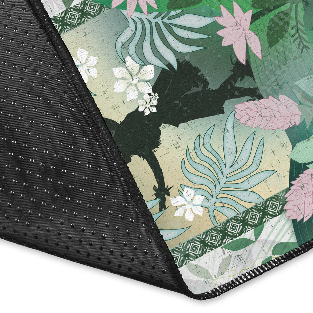 Hawaii Area Rug Hawaii Girl Hula Dancers With Tropical Flowers