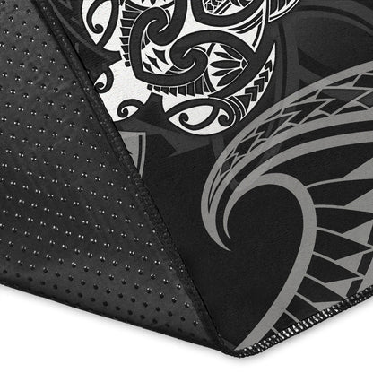 Hawaii Area Rug Hawaiian Turtle Honu Plumeria Tribal Tattoo