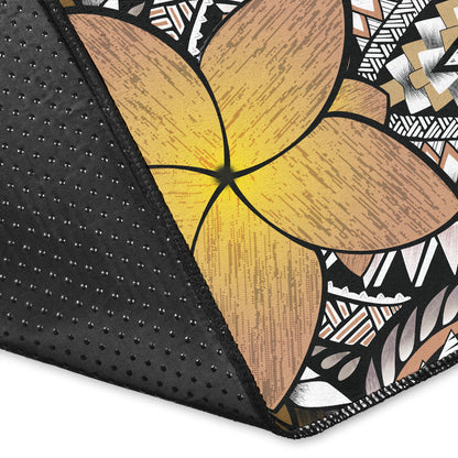 Hawaii Area Rug Hawaii Plumeria Polynesian Traditional Patterns Vintage Version