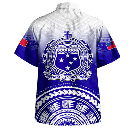 Samoa Hawaiian Shirt Polynesian Tribal Island Design