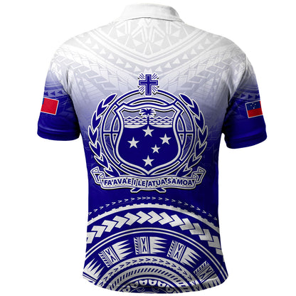 Samoa Polo Shirt Polynesian Tribal Island Design