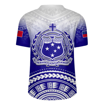 Samoa Rugby Jersey Polynesian Tribal Island Design