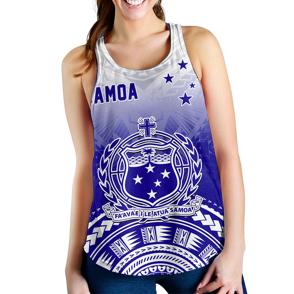 Samoa Women Tank Polynesian Tribal Island Design