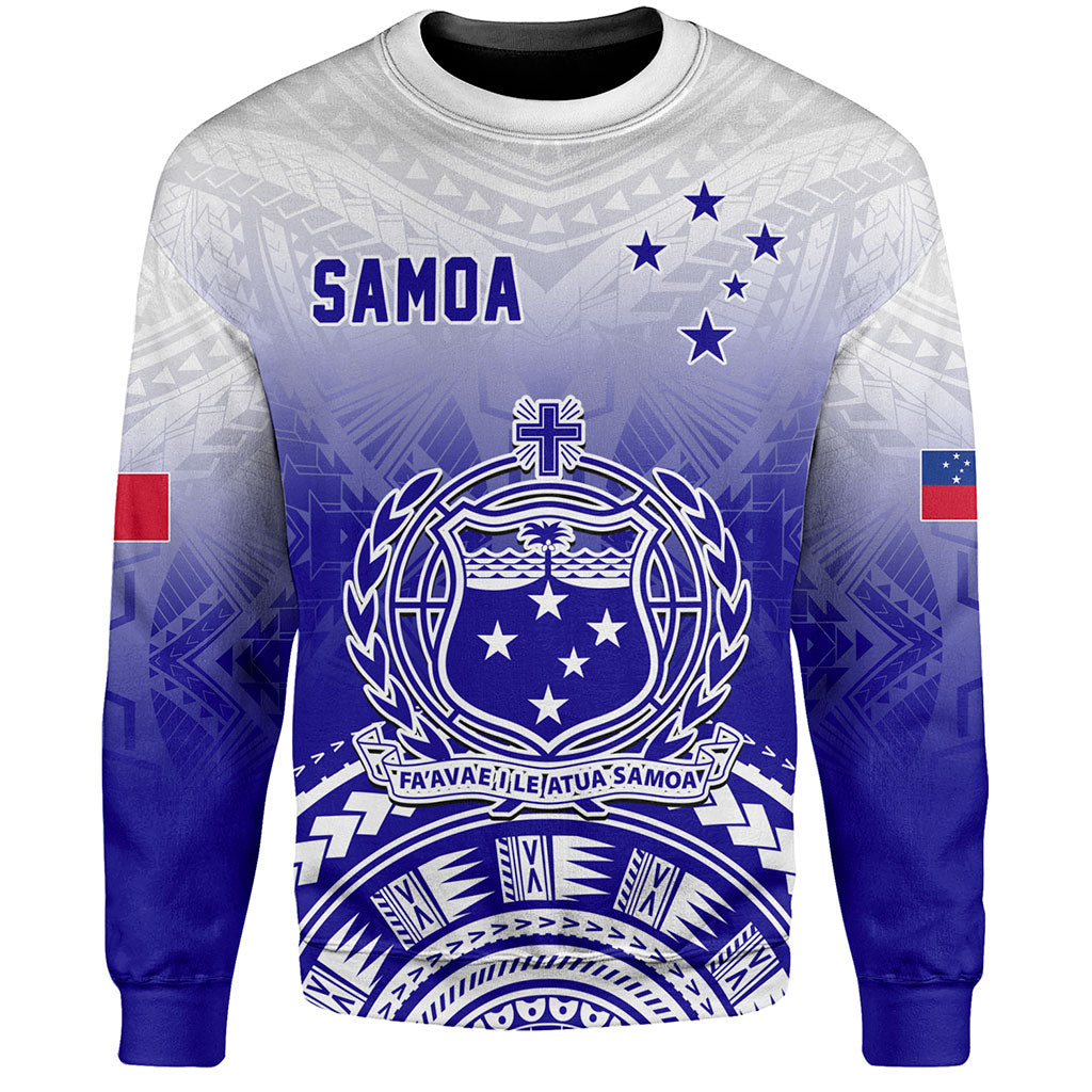 Samoa Sweatshirt Polynesian Tribal Island Design
