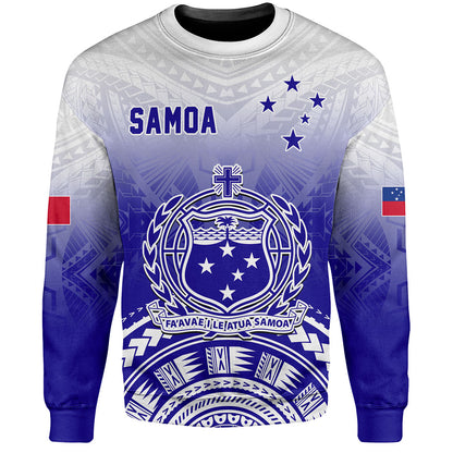 Samoa Sweatshirt Polynesian Tribal Island Design