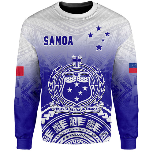 Samoa Sweatshirt Polynesian Tribal Island Design